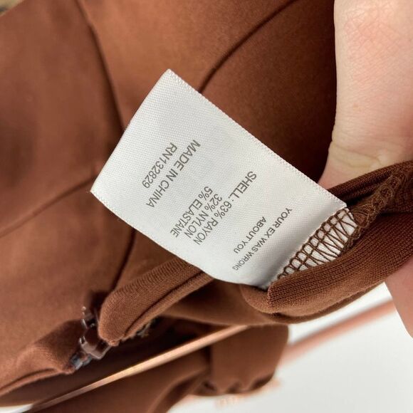 Revolve LPA Wander high waist brown legging Tie waist skinny cut NWT Womens M - Picture 2 of 8